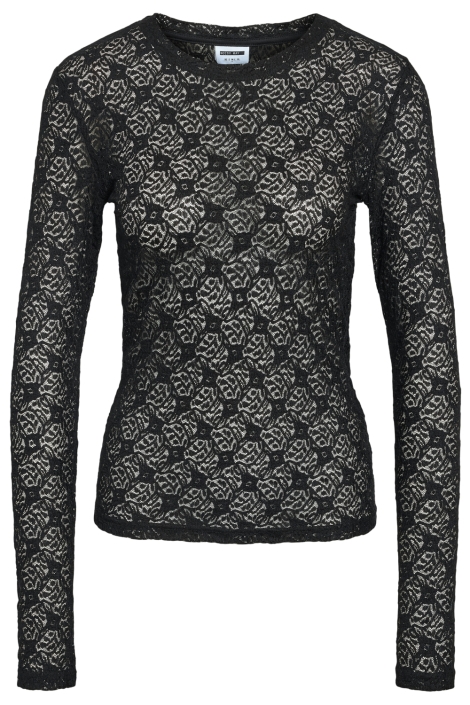 Noisy may nmjudith l/s lace top noos